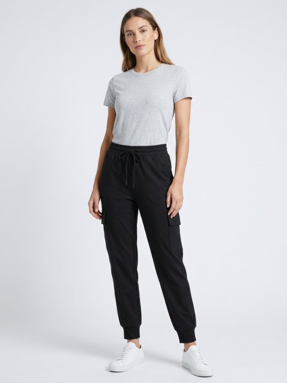 Rachel Zoe Cargo Jogger Pants M Black NWT